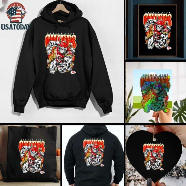 Kansas City Chiefs Rush X Skeleton Player shirt