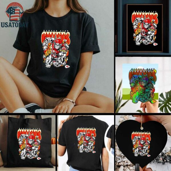 Kansas City Chiefs Rush X Skeleton Player shirt