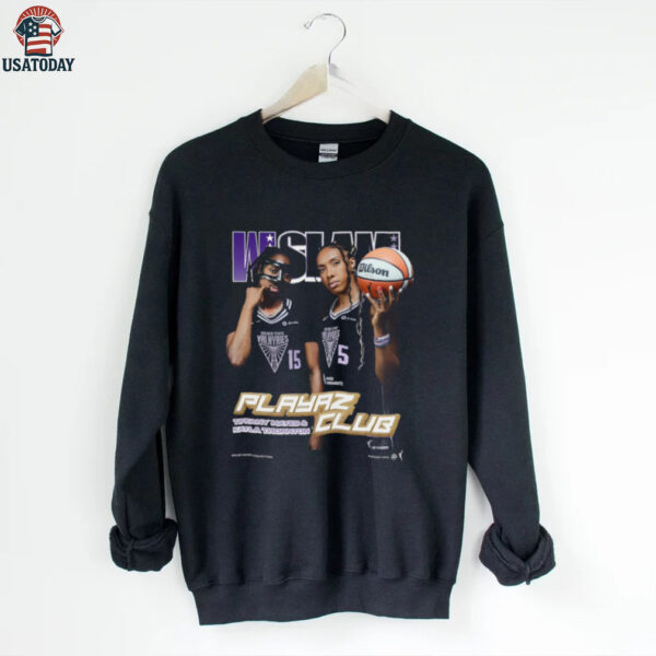 Kayla Thornton & Tiffany Hayes Golden State Valkyries SLAM Unisex Cover T Shirt