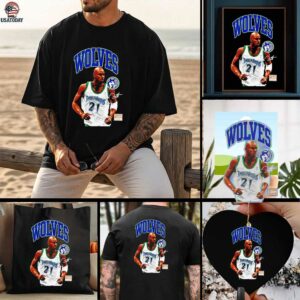 Kevin Garnett hardwood classics Minnesota Timberwolves shirt