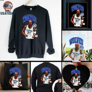 Kevin Garnett hardwood classics Minnesota Timberwolves shirt