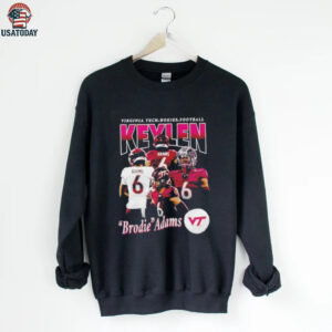 Keylen Adams Brodie Virginia Tech Hokies Football Vintage shirt