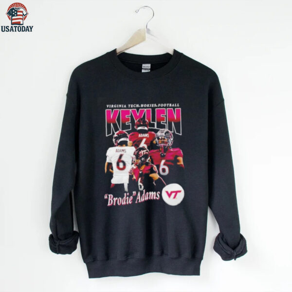 Keylen Adams Brodie Virginia Tech Hokies Football Vintage shirt