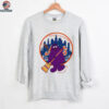 King of New York Mets Grimace holding broom logo shirt