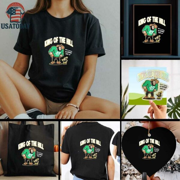 King of the Hill San Francisco 49ers NFL high on a mountain but always lookin up shirt