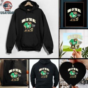 King of the Hill San Francisco 49ers NFL high on a mountain but always lookin up shirt