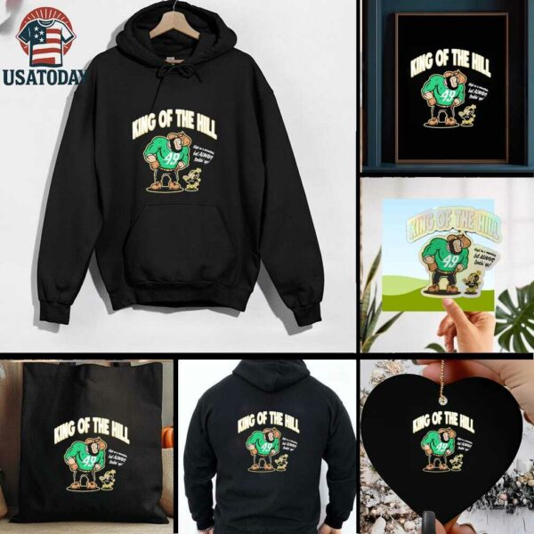 King of the Hill San Francisco 49ers NFL high on a mountain but always lookin up shirt