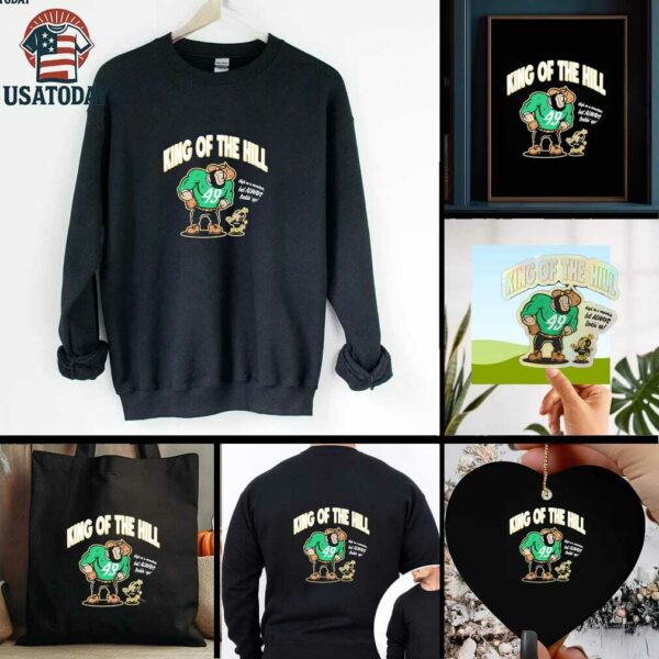 King of the Hill San Francisco 49ers NFL high on a mountain but always lookin up shirt