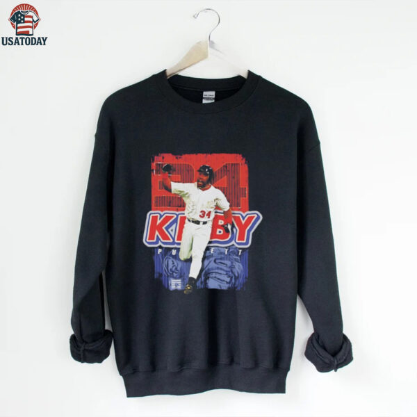 Kirby Puckett 34 Minnesota Twins player number and name vintage shirt