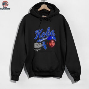Kobe Black Mamba Los Angeles Dodgers 90’s graphic signature shirt