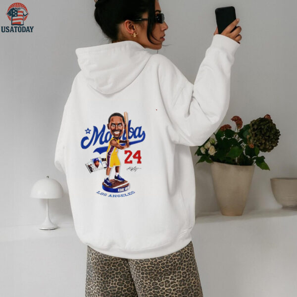 Kobe Bryant Mamba baseball cartoon shirt