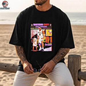 Kobe Bryant dropped 81 points mamba unleash Hoolywood hoops shirt
