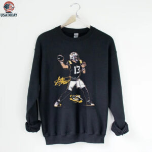 LSU Football Garrett Nussmeier Superstar Pose Shirt