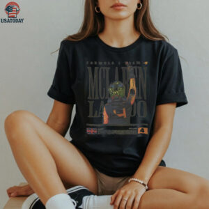 Lando Norris McLaren Tee, F1 Racing Graphic T Shirt