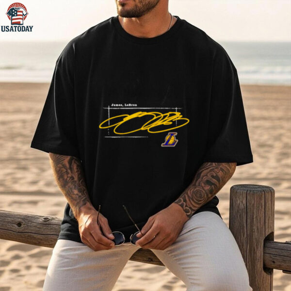 LeBron James Los Angeles Lakers signature shirt