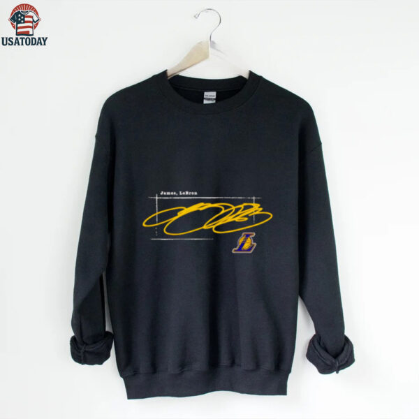 LeBron James Los Angeles Lakers signature shirt
