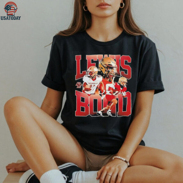 Lewis Bond Boston College Eagles football graphic shirt