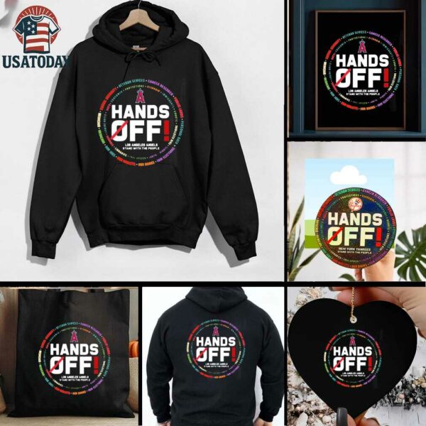 Los Angeles Angels Logo Hands Off Seattle Mariners Stand With The People Shirt