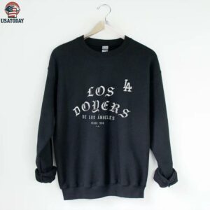 Los Angeles Dodgers Black City of Angels 1958 T Shirt