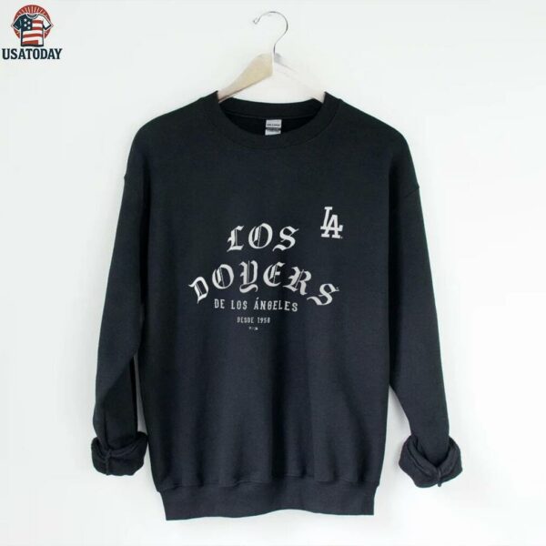 Los Angeles Dodgers Black City of Angels 1958 T Shirt