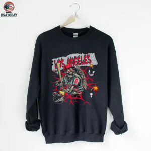 Los Angeles skeleton T shirt