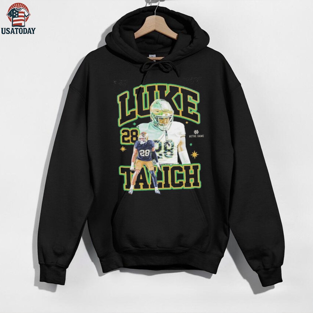 Luke Talich NCAA Notre Dame Football graphic vintage shirt Luke Talich NCAA Notre Dame Football graphic vintage shirt