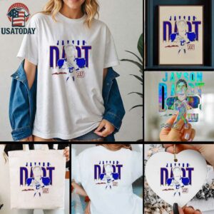 Jaxson Dart New York Giants Humble Shadow signature shirt