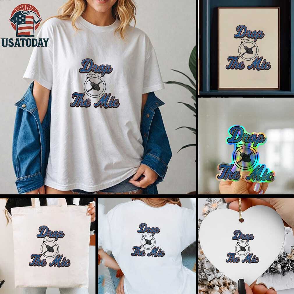 MLB New York Mets drop the mic shirt MLB New York Mets drop the mic shirt