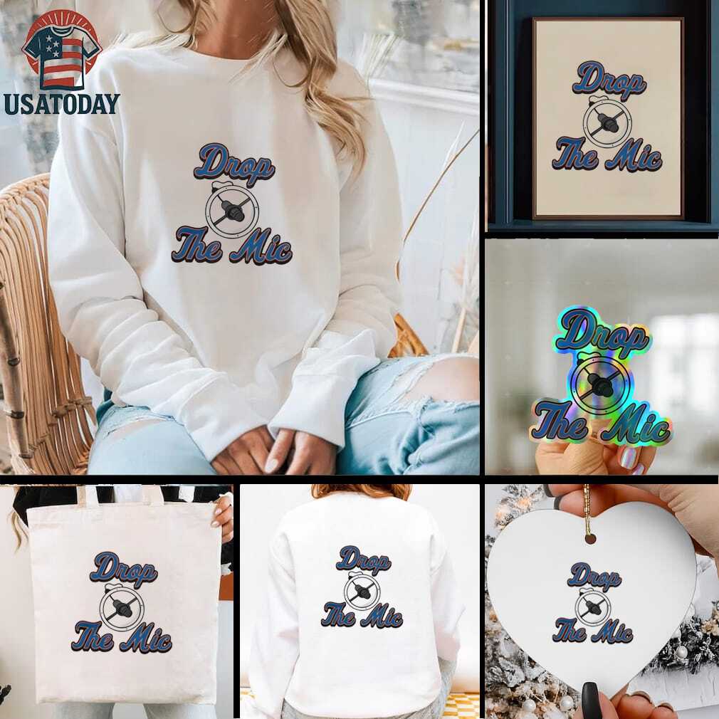 MLB New York Mets drop the mic shirt MLB New York Mets drop the mic shirt