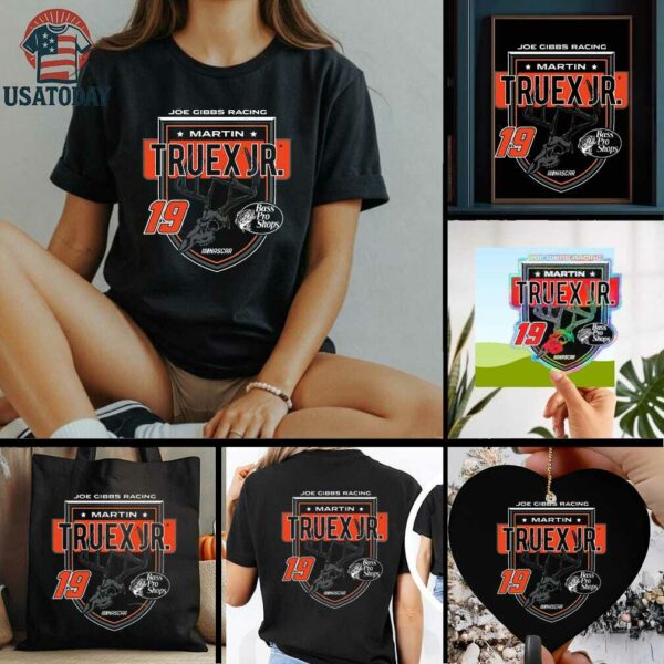 Martin Truex Jr Joe Gibbs Racing Team Collection Antler Tri Blend T Shirt