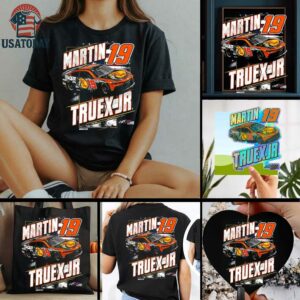 Martin Truex Jr Joe Gibbs Racing Team Collection Bass Pro Shops Patriotic T Shirt