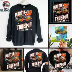 Martin Truex Jr Joe Gibbs Racing Team Collection Bass Pro Shops Patriotic T Shirt