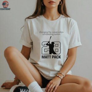 Matt Pack Atlanta Braves Autism Awareness shirt