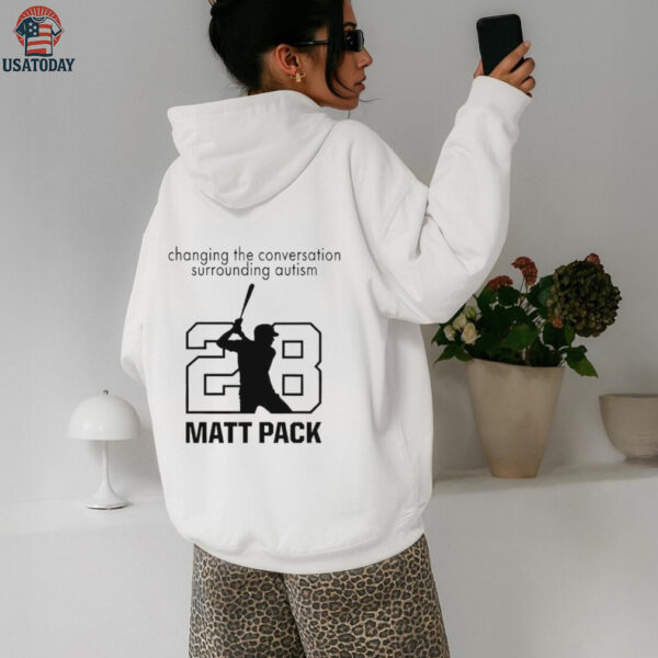 Matt Pack Atlanta Braves Autism Awareness shirt