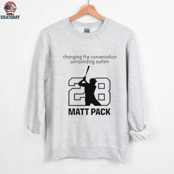 Matt Pack Atlanta Braves Autism Awareness shirt