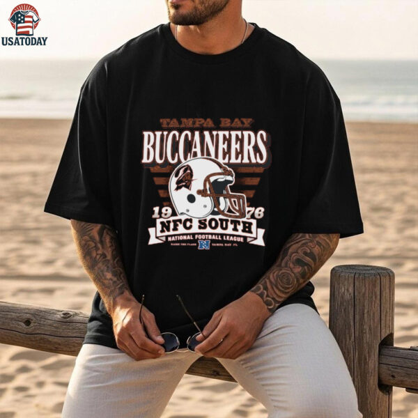 Men’s ’47 Red Tampa Bay Buccaneers Stripe Splash Franklin Throwback T Shirt