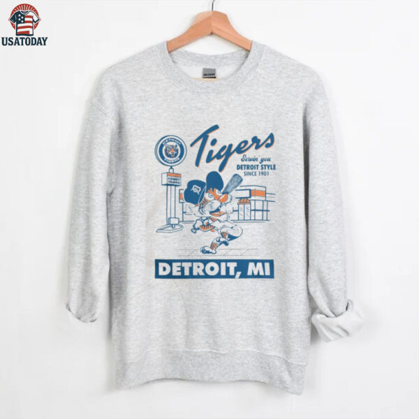 Men’s Cream Detroit Tigers Deli T Shirt