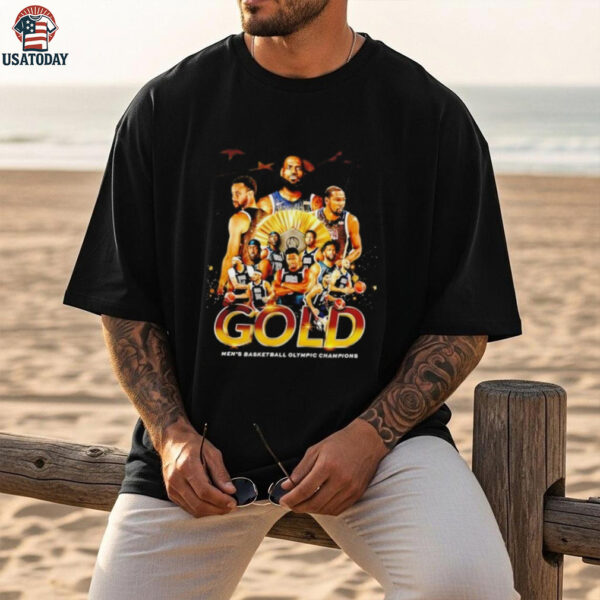 Men’s basketball team United States olympic champions vintage shirt
