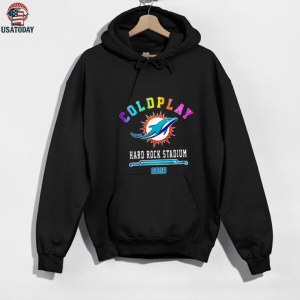 Miami Dolphins X Coldplay Special Edition 2025 T Shirt