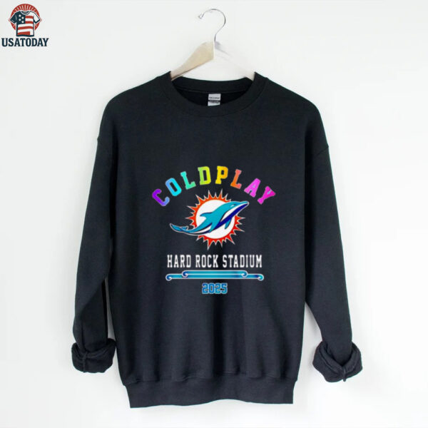 Miami Dolphins X Coldplay Special Edition 2025 T Shirt
