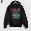 Miami Football Skull Vintage Fan Football Game Day Unisex Shirt