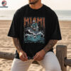 Miami Football Skull Vintage Fan Football Game Day Unisex Shirt