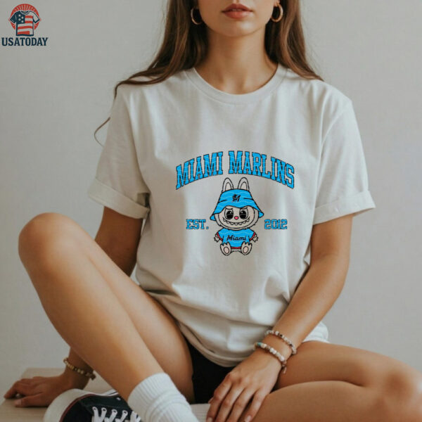 Miami Marlins Labubu Baseball Shirt