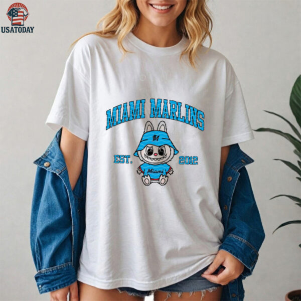 Miami Marlins Labubu Baseball Shirt