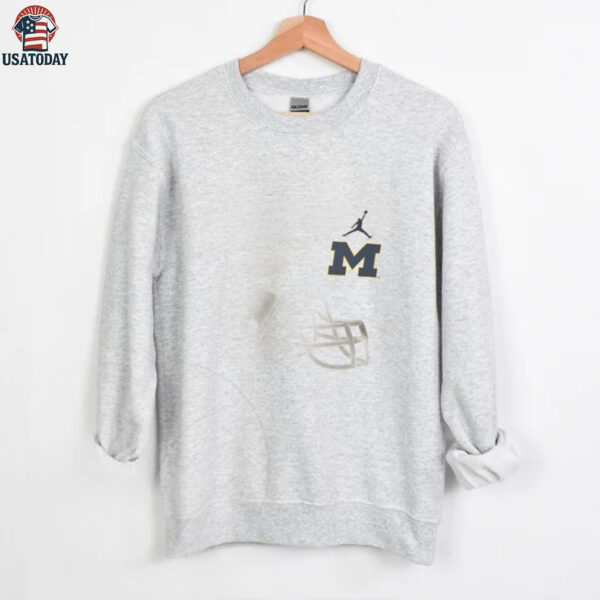 Michigan Wolverines Jordan Legend Shadow Logo Shirt