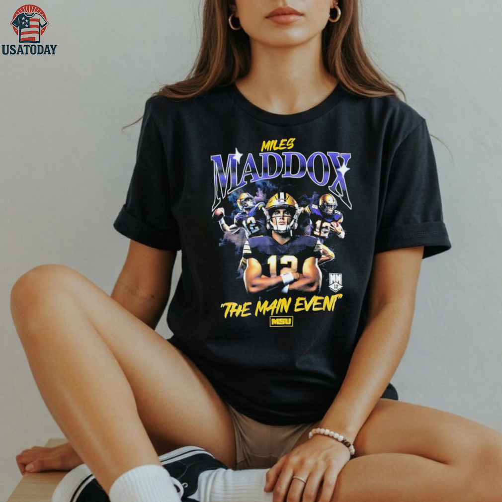 Miles Maddox the main event graphic shirt Miles Maddox the main event graphic shirt
