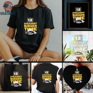 Milwaukee Brewers 12 straight burger time shirt