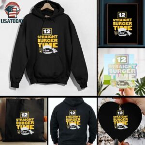 Milwaukee Brewers 12 straight burger time shirt