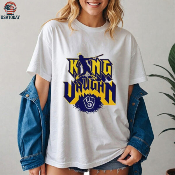 Milwaukee Brewers Andrew Vaughn King Vaughn Aug 26 2025 game shirt