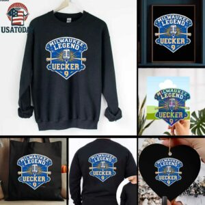 Milwaukee Legend Bob Uecker #9 Mr. baseball logo shirt